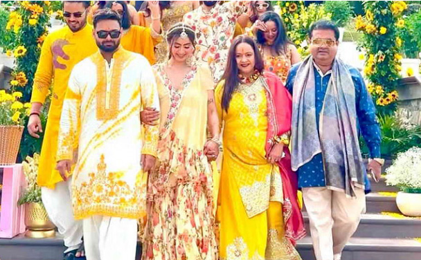 ऋषभ पंत की बहन की शादी मसूरी में…. धोनी समेत पहुंचे कई दिग्गज