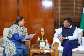 केंद्रीय खेल मंत्री से मिलीं प्रदेश की खेल मंत्री रेखा आर्या, राष्ट्रीय खेलों के आयोजन से जुड़े कई विषयों पर हुई चर्चा