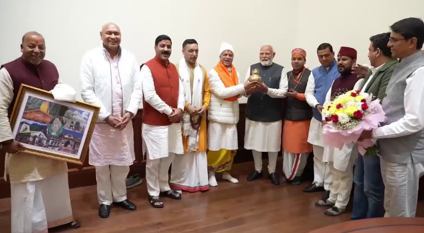 चारधाम के कपाट खुलने के अवसर पर प्रधानमंत्री को किया आमंत्रित, सांसद अनिल बलूनी की अगुआई में मुलाकात