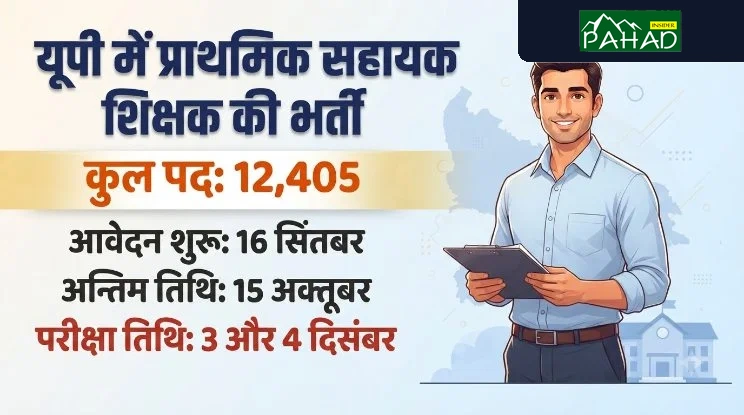 यूपी में सरकारी शिक्षक बनने का सुनहरा मौका: 12,405 पदों पर निकली बंपर भर्ती, जानें आवेदन की पूरी प्रक्रिया